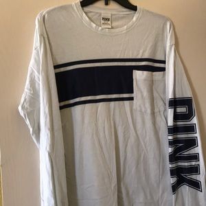 Pink long sleeve tee